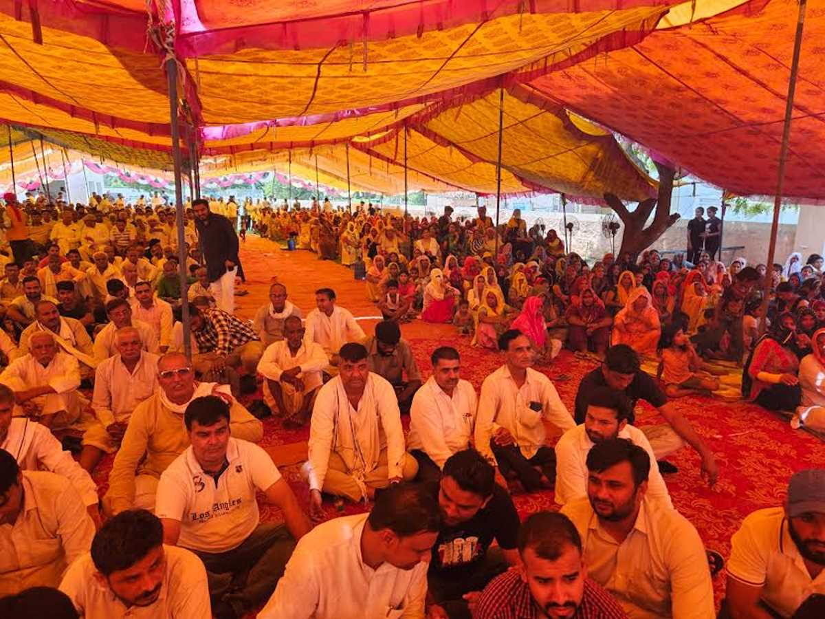 खोदना खुर्द में किसान सभा ने आंदोलन की जीत के उपलक्ष में सम्मान समारोह आयोजित किया